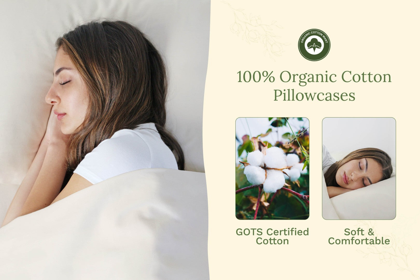 Organic sateen pillowcases in charcoal gray laid flat showing soft matte drape