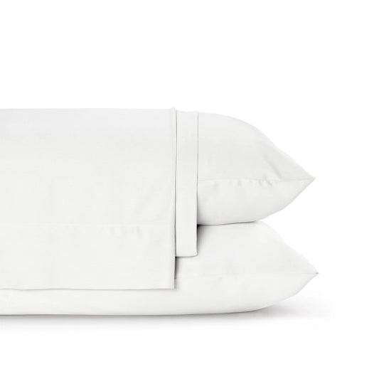 Pure Fiber bamboo viscose sheet set folded showing all four pieces