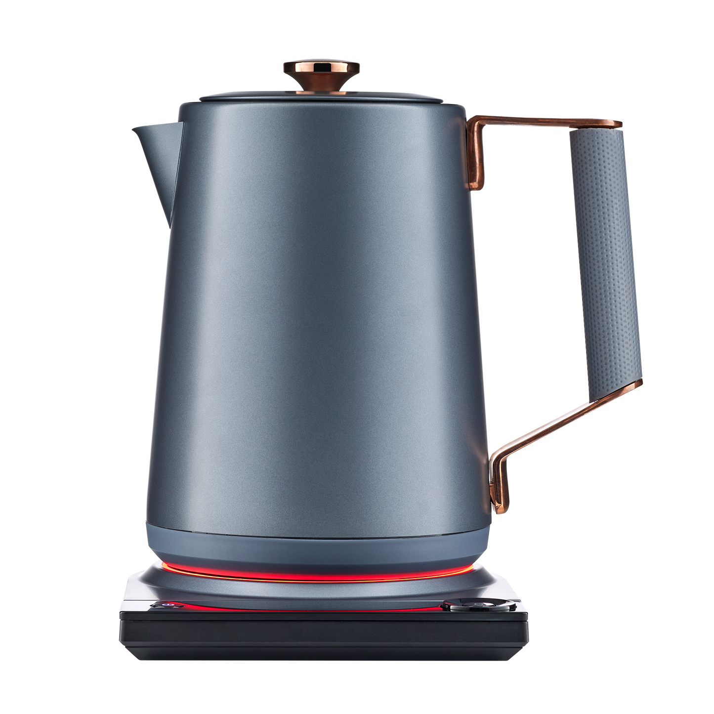 Luna Pro kettle handle ergonomic detail closeup with comfortable grip shape