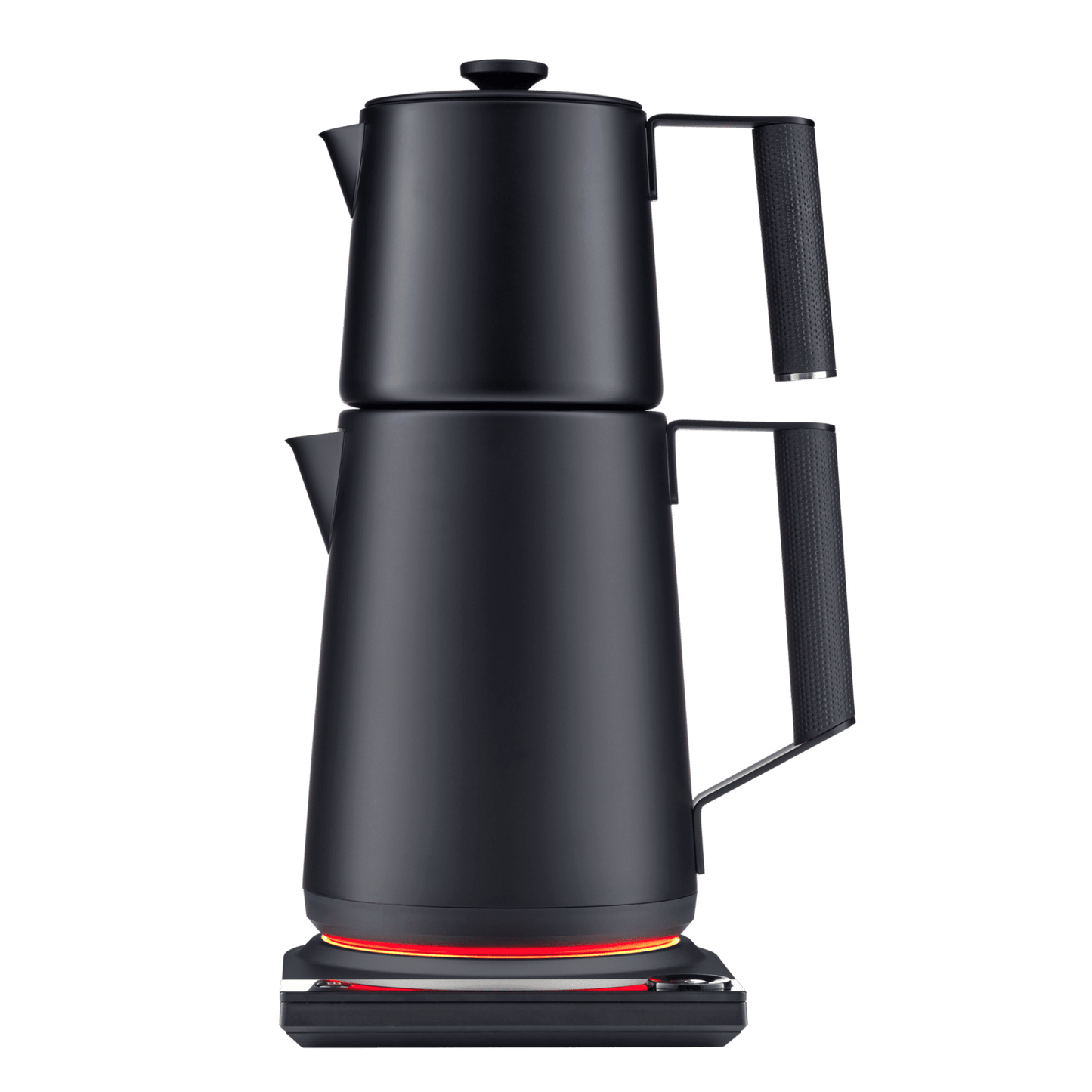 SAKI Turkish Tea Maker Pro double-decker electric kettle on a kitchen counter