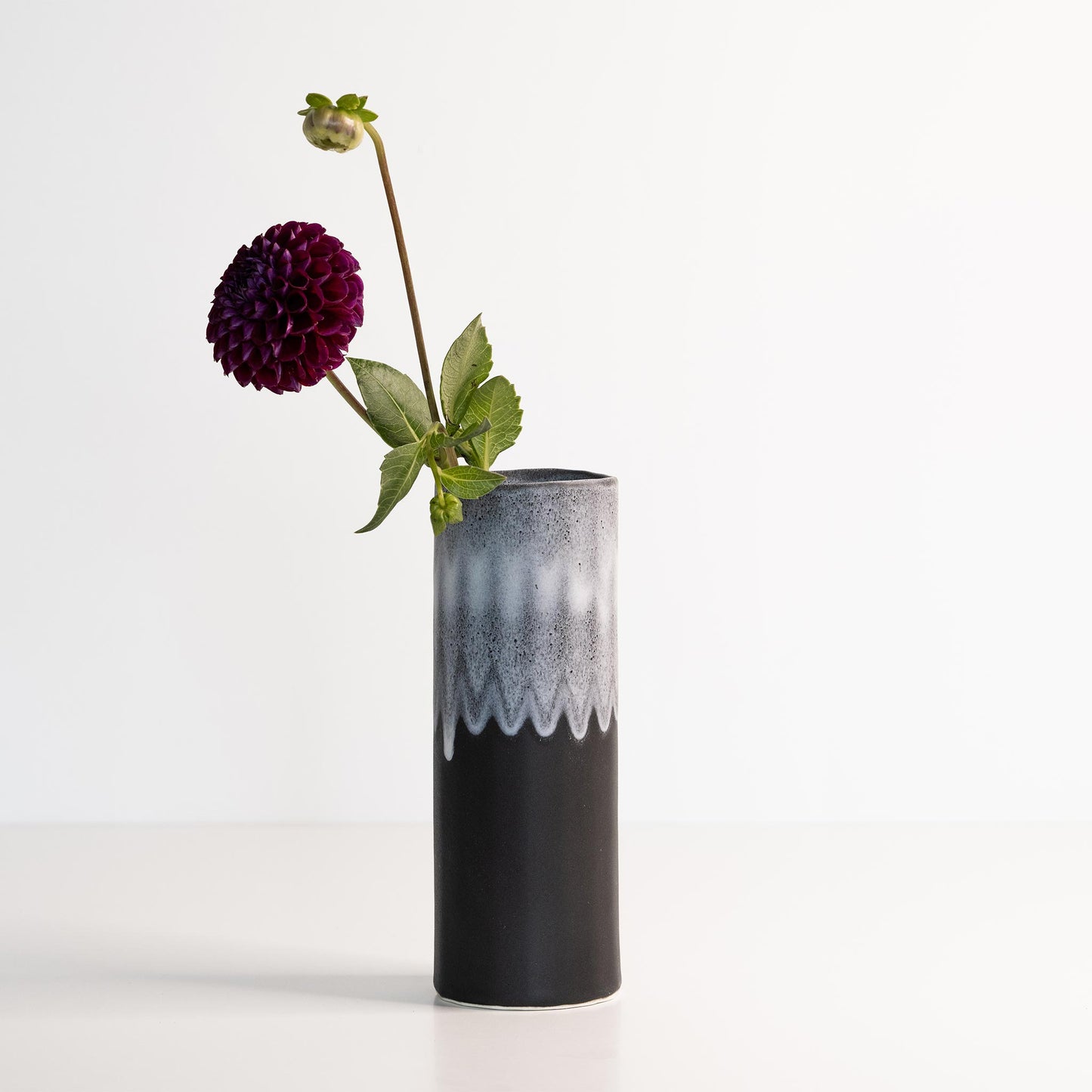 Bloom Vase holding dried pampas grass in neutral living room corner