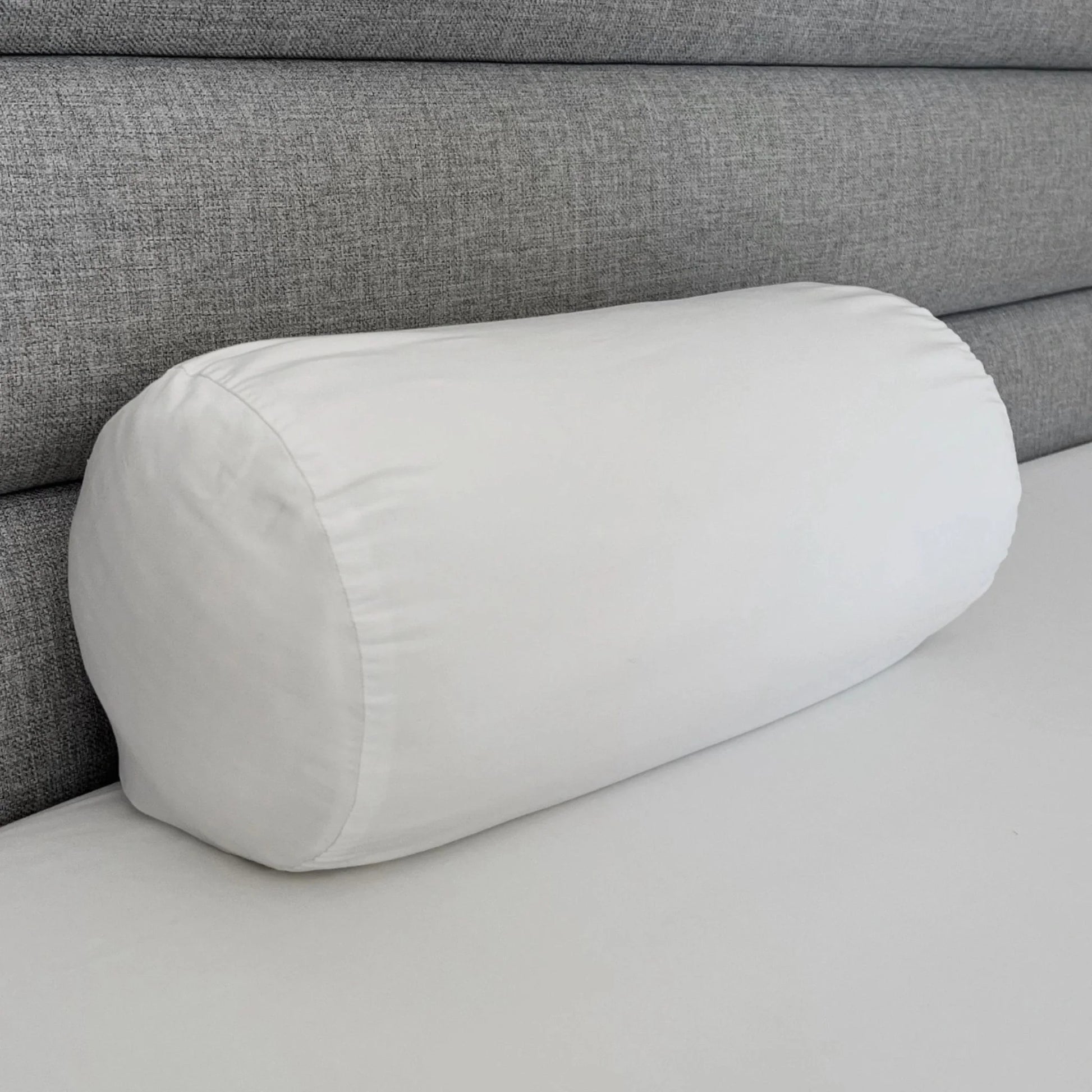 Bamboo pillowcase in king size shown flat on plain studio background