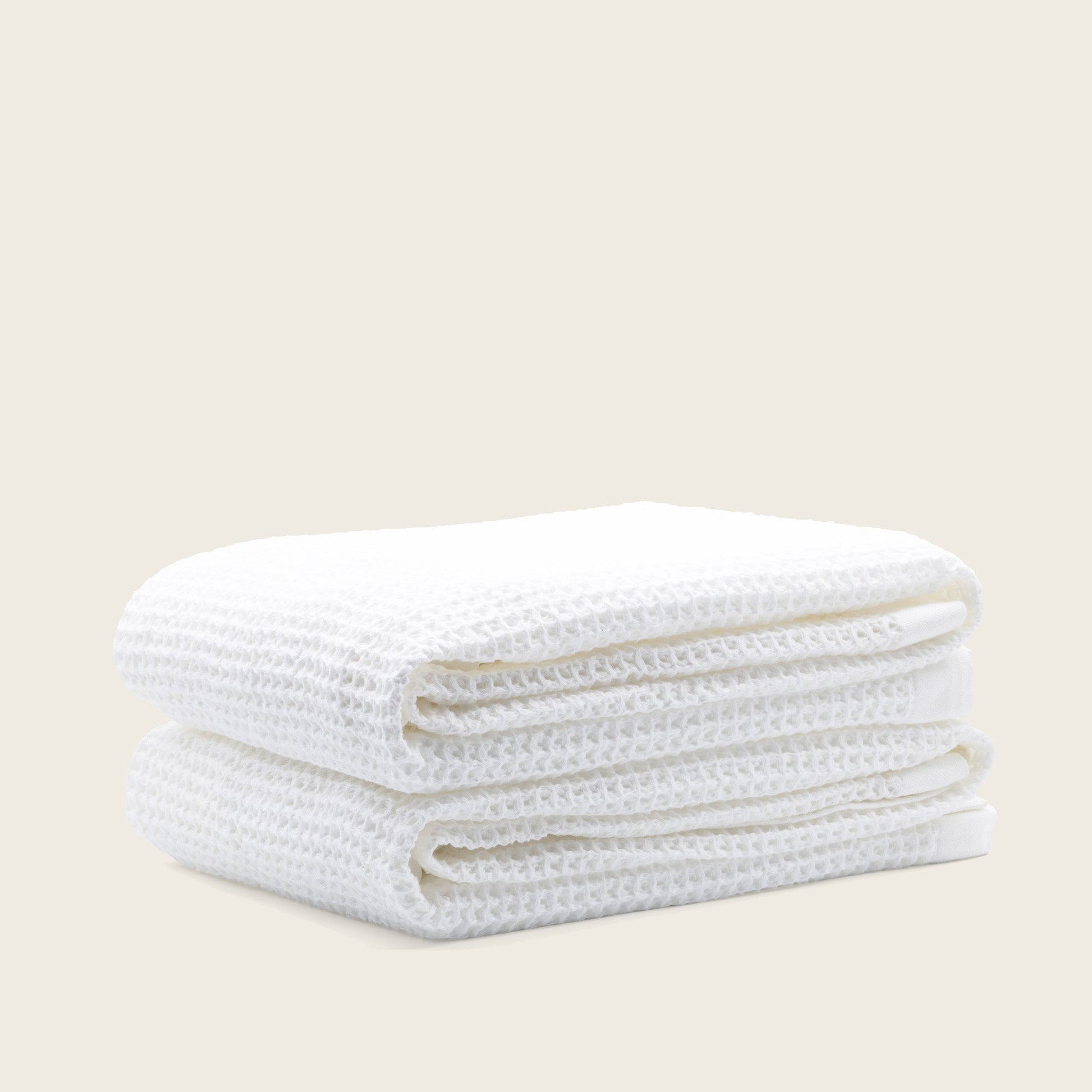 Sedona waffle towel rolled tightly showing soft pliability of fabric