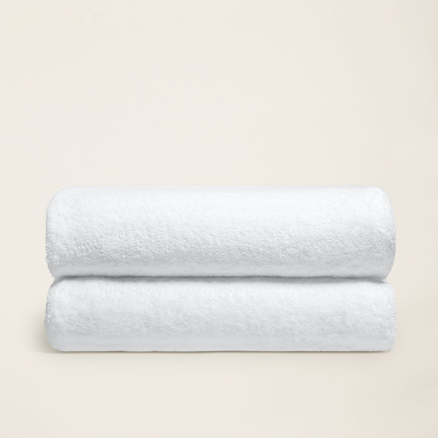 Lifestyle photo of Ultraplush towel hanging in a bright bathroom